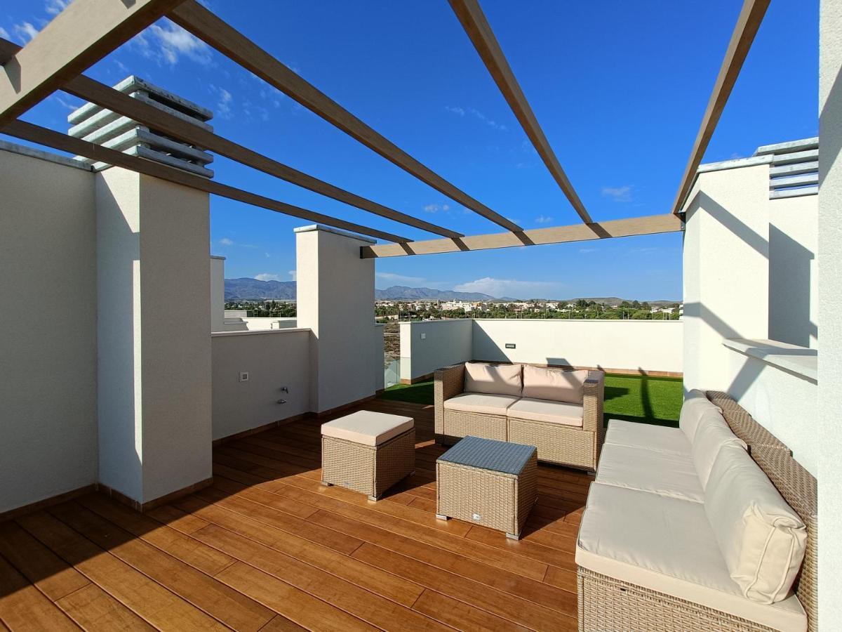 Апартаменты Nuevo Atico Toyo. Vistas Al Mar, Terraza, Solarium, Piscina, A/A, Wifi Y Garaje El Toyo Экстерьер фото